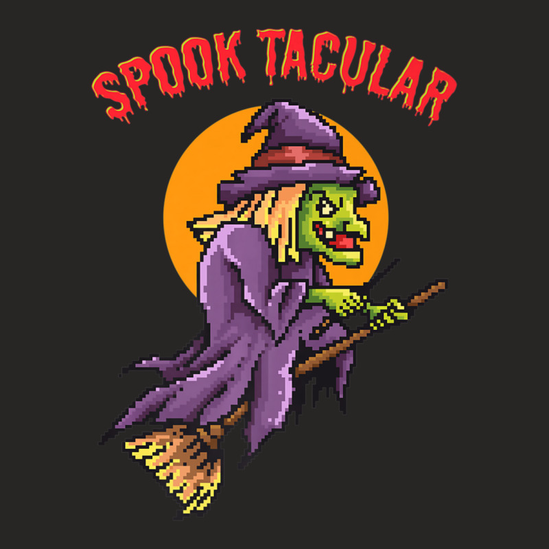 Limited Edition Witch Gift Fun Spook Tacular For Girl Witches Ladies Fitted T-Shirt by fenderbendable | Artistshot