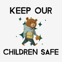 Cute Keep Our Children Safe - Bear Adjustable Cap | Artistshot