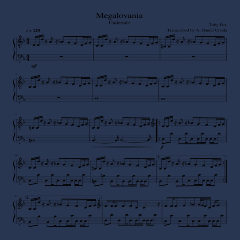 Megalovania Sheet Music 1 Ladies Denim Jacket by RogerHunnell | Artistshot