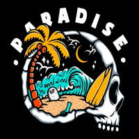 Paradise Beach Rip Pocket T-shirt | Artistshot