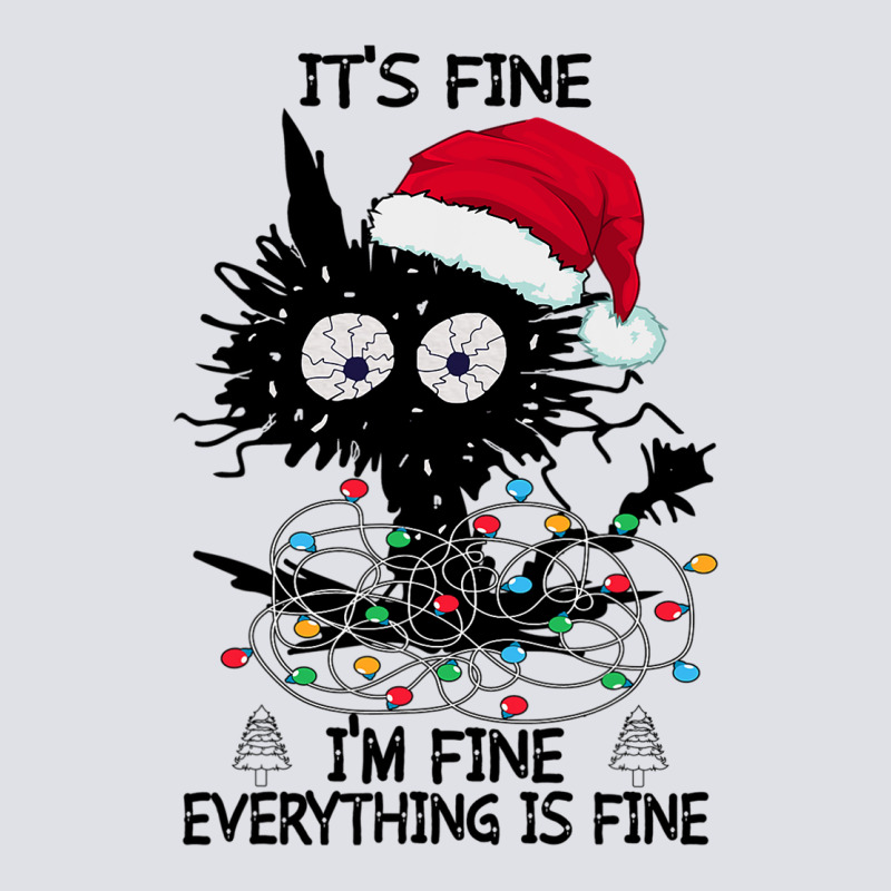 Black Cats Christmas It S Fine I M Fine Everything Is Fine Bucket Hat | Artistshot