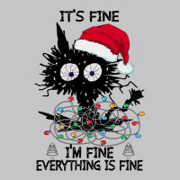 Black Cats Christmas It S Fine I M Fine Everything Is Fine Baby Bodysuit | Artistshot