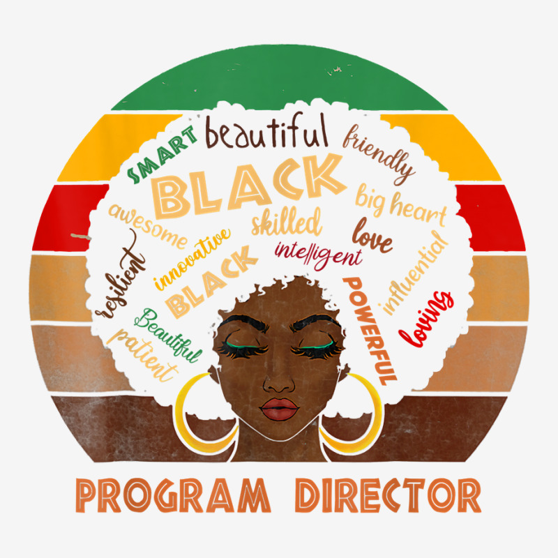 Program Director Afro African American Women Black History M T Shirt Adjustable Cap by adam.troare | Artistshot