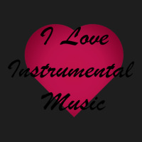 I Love Instrumental Music Stickers Classic T-shirt | Artistshot