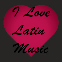 I Love Latin Music Stickers 1 Ladies Fitted T-shirt | Artistshot