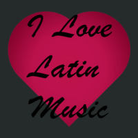 I Love Latin Music Stickers 1 Women's Triblend Scoop T-shirt | Artistshot