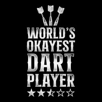 Darts Vintage World's Okayest Dart Player Premium T Shirt Adjustable Cap | Artistshot