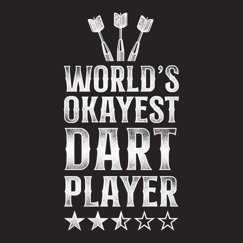 Darts Vintage World's Okayest Dart Player Premium T Shirt Vintage Cap by TeaMenShop | Artistshot