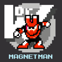 Magnet Man With Ice Blue Text Vintage Hoodie | Artistshot