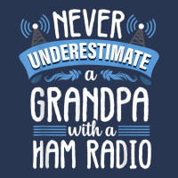 Funny Grandpa Quote Ham Radio Operator Amateur Radio Gift Ladies Denim Jacket | Artistshot