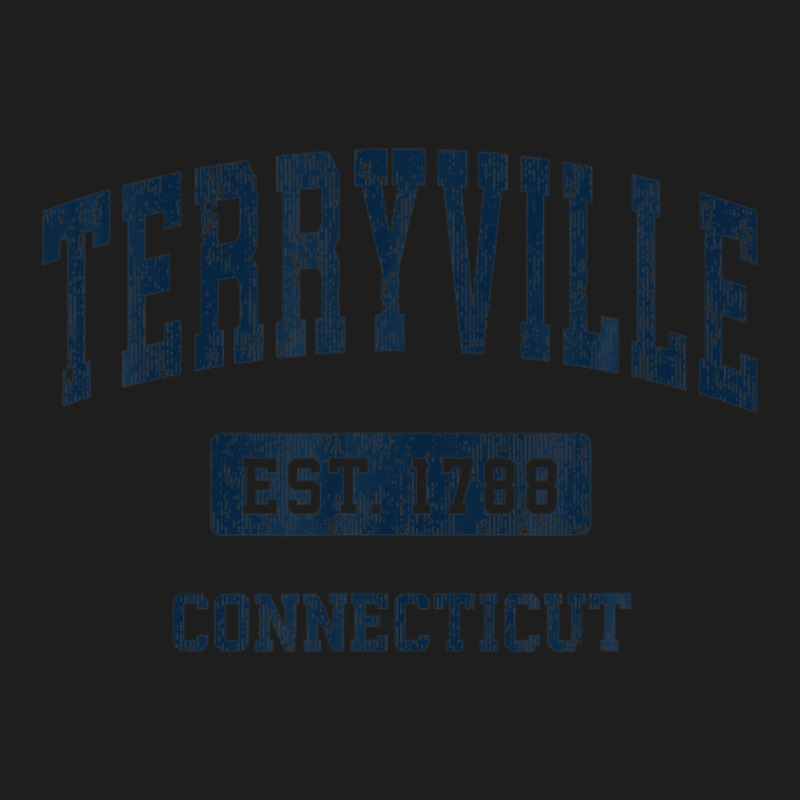 Terryville Connecticut Ct Vintage Athletic Sports Design Classic T-shirt by kajmakgezimiy | Artistshot