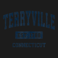 Terryville Connecticut Ct Vintage Athletic Sports Design Hoodie & Jogger Set | Artistshot