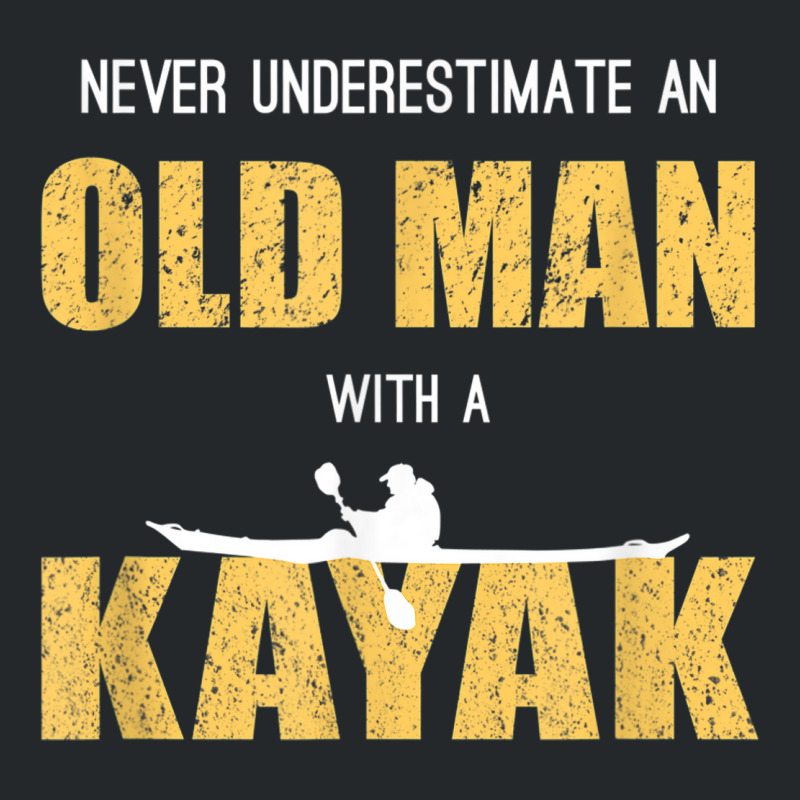 Funny Kayaking Kayak Rower Gift Canoe Rowing Canoeing Men Crewneck Sweatshirt | Artistshot