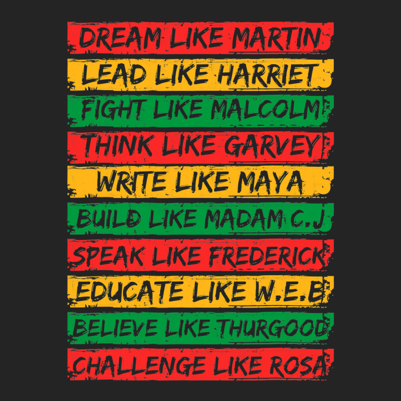 Dream Like Martin Black History Shirts For Women Men Kid T Shirt 3/4 Sleeve Shirt by TeaMenShop | Artistshot