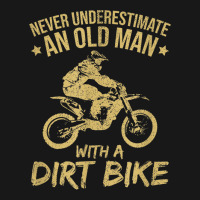 Funny Old Man Dirt Bike Motocross Flannel Shirt | Artistshot