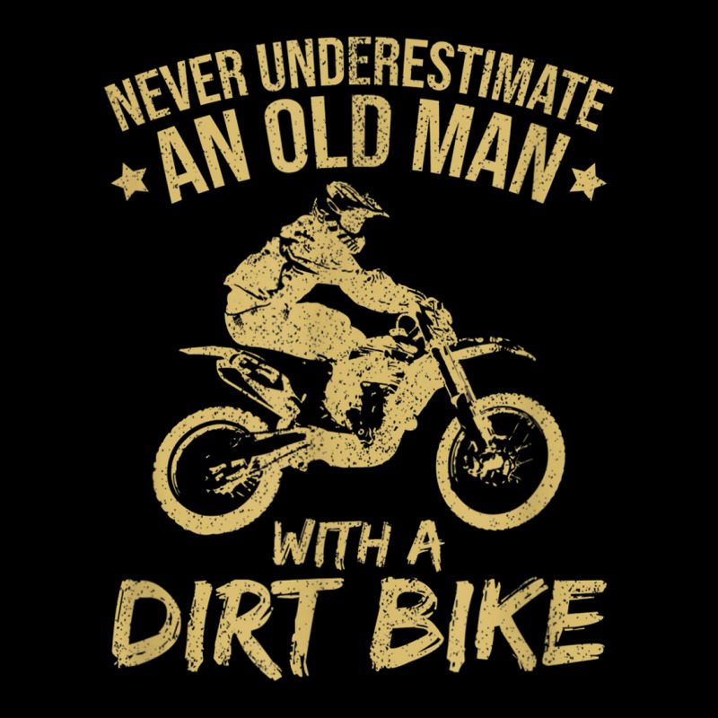 Funny Old Man Dirt Bike Motocross V-neck Tee | Artistshot