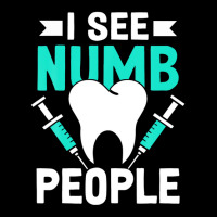 I See Numb People - Dentist Dental Student Gift Adjustable Cap | Artistshot