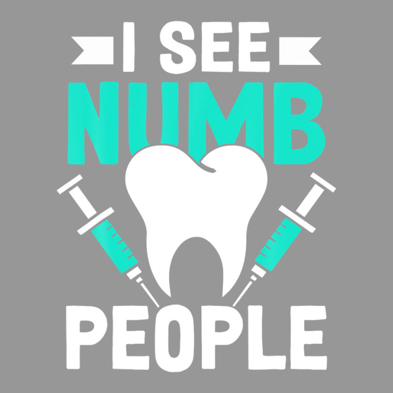 I See Numb People - Dentist Dental Student Gift Women's V-Neck T-Shirt by eskalitiffay | Artistshot