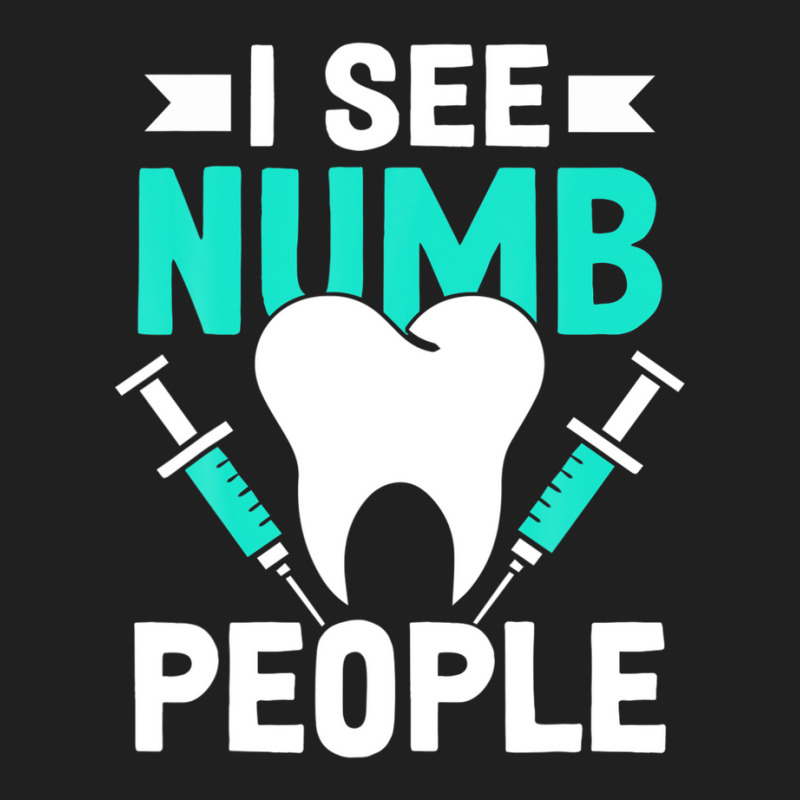 I See Numb People - Dentist Dental Student Gift Ladies Polo Shirt by eskalitiffay | Artistshot