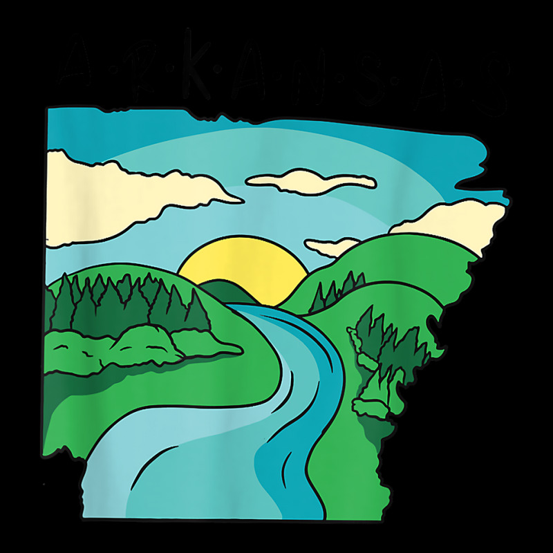 Arkansas Home Town Landscape Of Arkansas Mississippi River T Shirt Pocket T-Shirt by shmonotpv4s | Artistshot