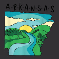 Arkansas Home Town Landscape Of Arkansas Mississippi River T Shirt Vintage Hoodie | Artistshot