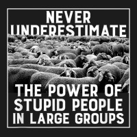 Funny Stupid People In Large Groups, Herd, Flock Of Sheep Hoodie & Jogger Set | Artistshot