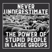 Funny Stupid People In Large Groups, Herd, Flock Of Sheep Vintage Hoodie And Short Set | Artistshot