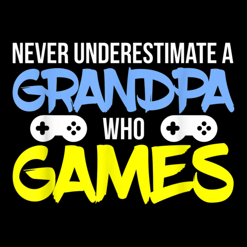 Gamer Grandpa - A Grandpa Who Games Pocket T-shirt | Artistshot