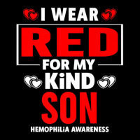 I Wear Red For My Son Hemophilia Awareness Adjustable Cap | Artistshot