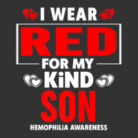 I Wear Red For My Son Hemophilia Awareness Baby Bodysuit | Artistshot