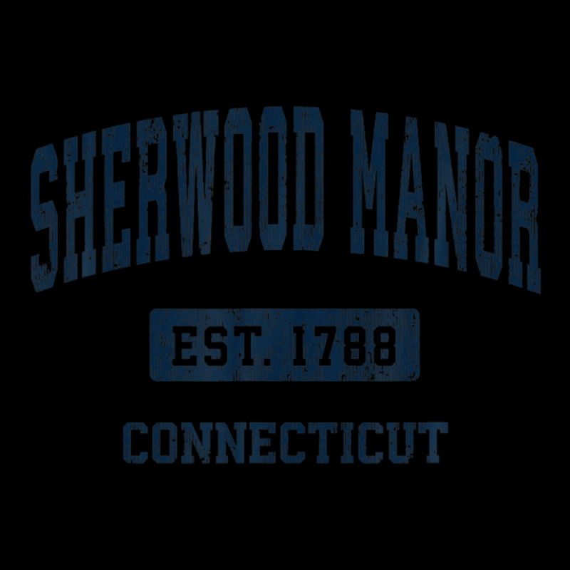 Sherwood Manor Connecticut Ct Vintage Athletic Sports Design Men's Long Sleeve Pajama Set by kajmakgezimiy | Artistshot