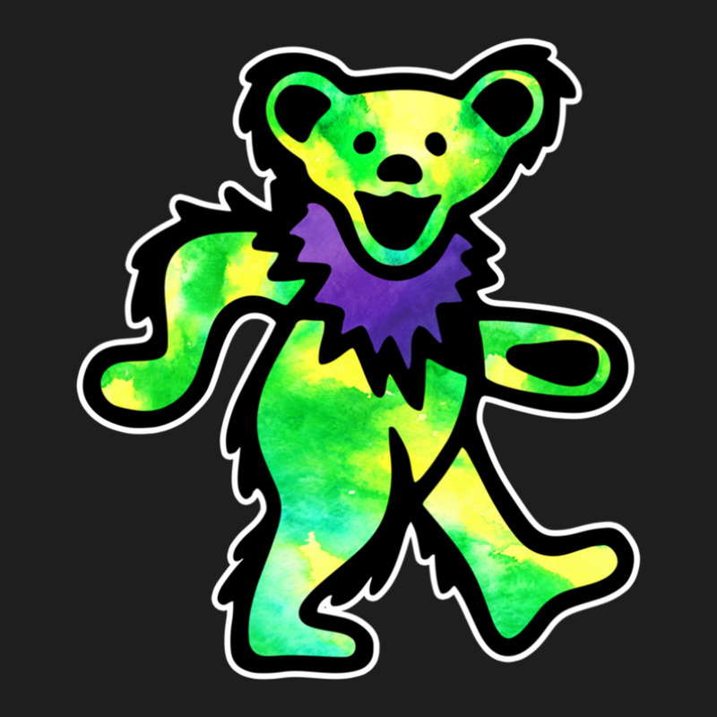 Green Grateful Dancing Hippie Classic Rock Dead Bear Classic T-shirt | Artistshot