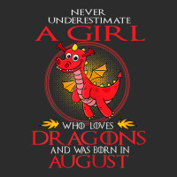 Girl Loves Dragons August Shirt Funny Gift Birthday Exclusive T-shirt | Artistshot