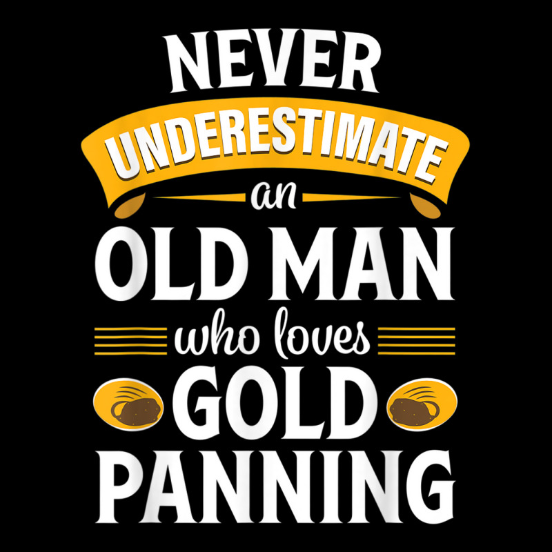 Gold Panning Funny Old Man Mining Prospecting Gift Tshirt Pocket T-shirt | Artistshot