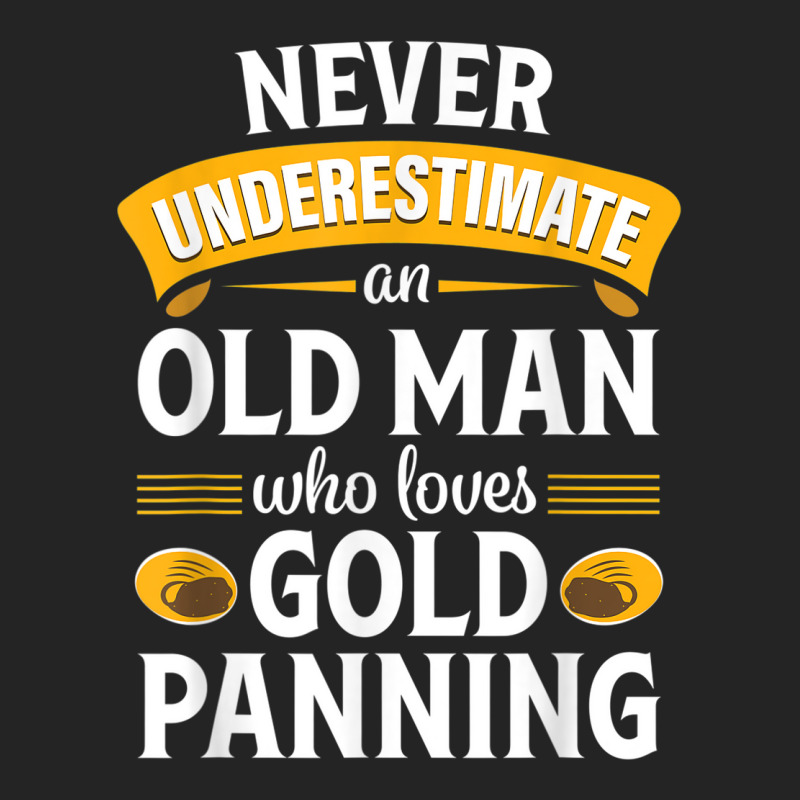 Gold Panning Funny Old Man Mining Prospecting Gift Tshirt 3/4 Sleeve Shirt | Artistshot