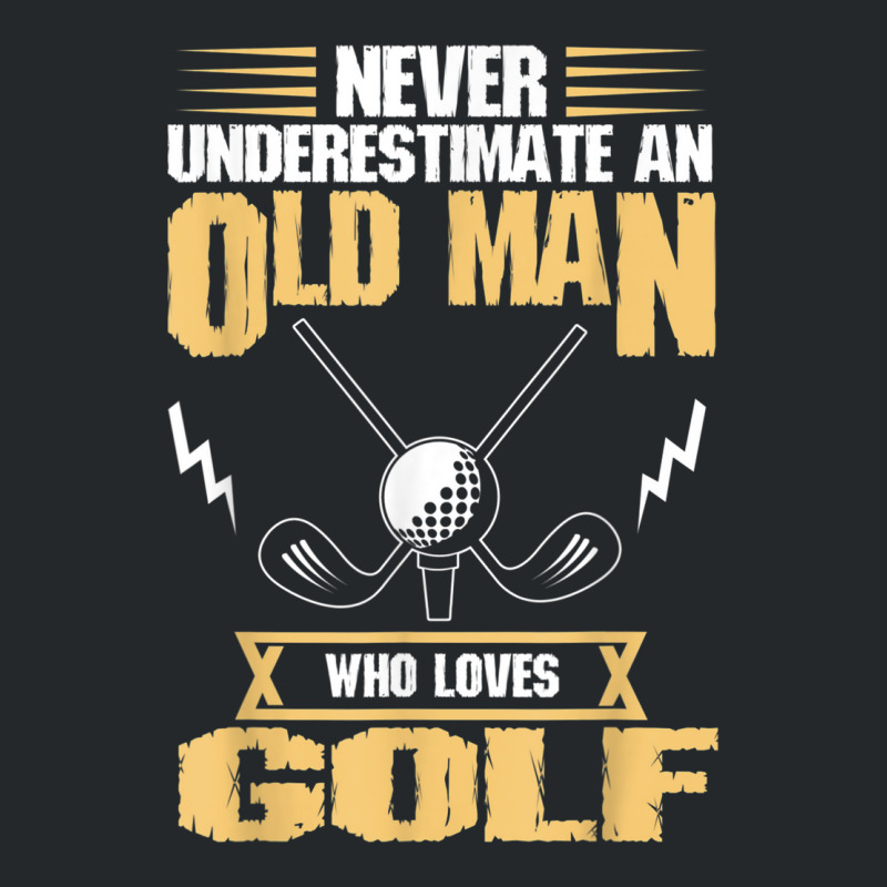 Golfer Old Man Love Golf Golfing Crewneck Sweatshirt | Artistshot