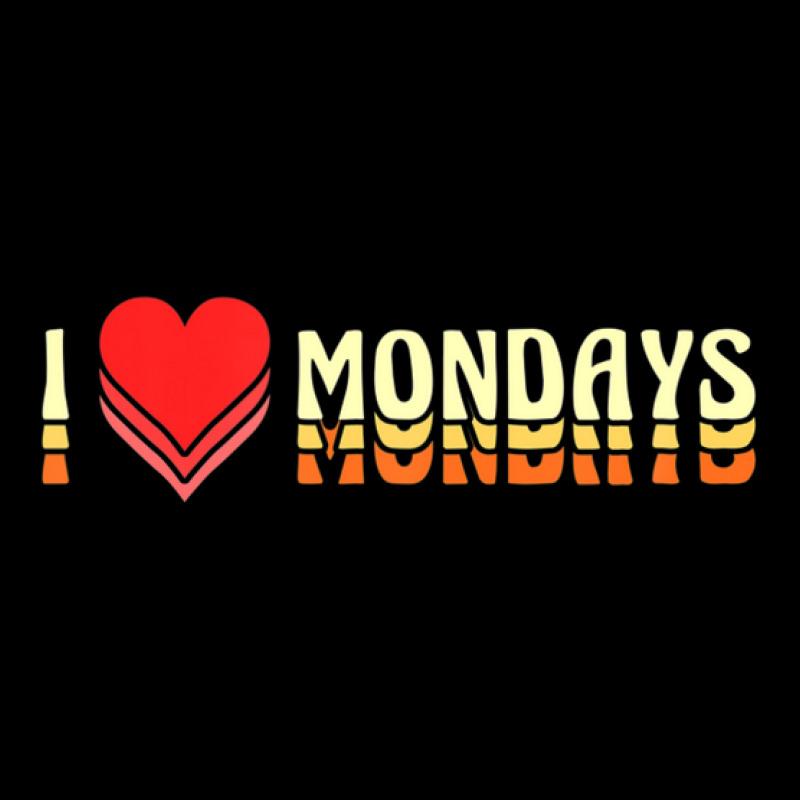 I Love Mondays Design For Proud Workaholics Cropped Hoodie by eskalitiffay | Artistshot