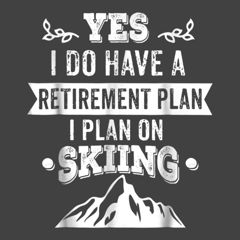 Grandpa, Grandma Skiing Retirement Plan Ski Gift Tee Vintage T-shirt | Artistshot