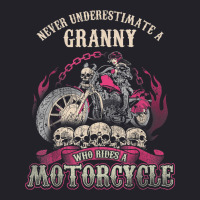 Granny Biker Chick Lady Motorcycle Tshirt Unisex Sherpa-lined Denim Jacket | Artistshot