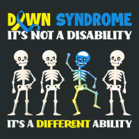 Down Syndrome It's Not A Disability It's A Different Ability T Shirt Women's Triblend Scoop T-shirt | Artistshot