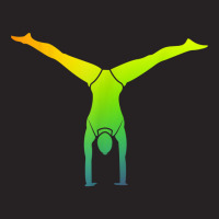 Colorful Gymnast Acrobatics Handstand Floor Gymnastics T Shirt Vintage Cap | Artistshot