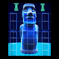 Easter Island Statue Moai Blueprint Rapa Nui T Shirt Cropped Sweater | Artistshot