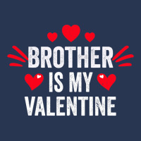 Brother Is My Valentine Gift For Her Funny Gift From Sister Ladies Denim Jacket | Artistshot