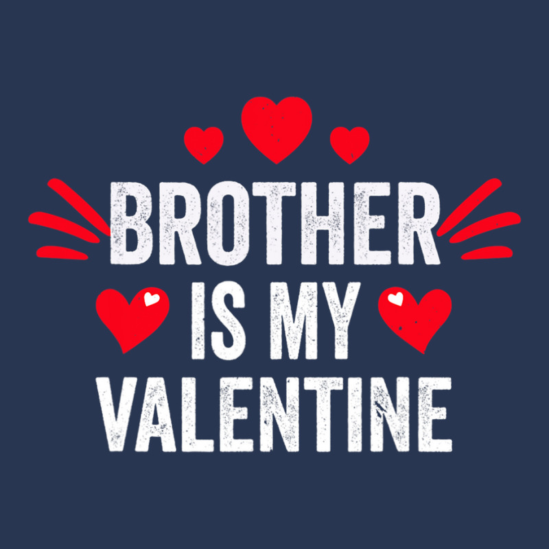 Brother Is My Valentine Gift For Her Funny Gift From Sister Ladies Denim Jacket by Ruffin878 | Artistshot