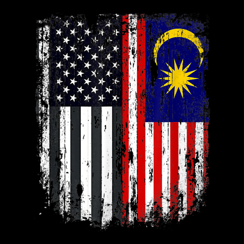 Duel Flag Design Malaysia And American Duel Citizen T Shirt Graphic T-shirt by xq8pjbeamer | Artistshot