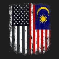 Duel Flag Design Malaysia And American Duel Citizen T Shirt Classic T-shirt | Artistshot