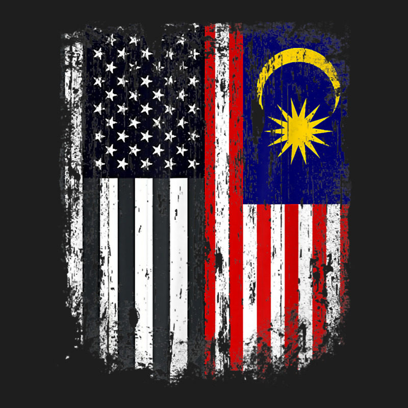 Duel Flag Design Malaysia And American Duel Citizen T Shirt Classic T-shirt by xq8pjbeamer | Artistshot