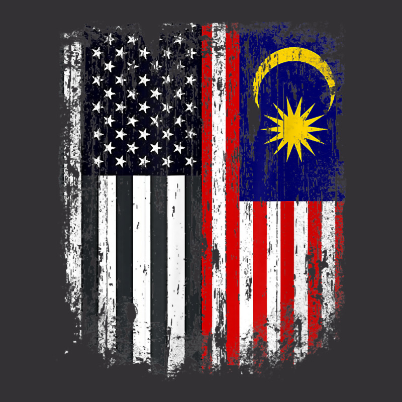 Duel Flag Design Malaysia And American Duel Citizen T Shirt Vintage Short by xq8pjbeamer | Artistshot