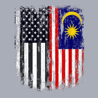 Duel Flag Design Malaysia And American Duel Citizen T Shirt Tank Dress | Artistshot