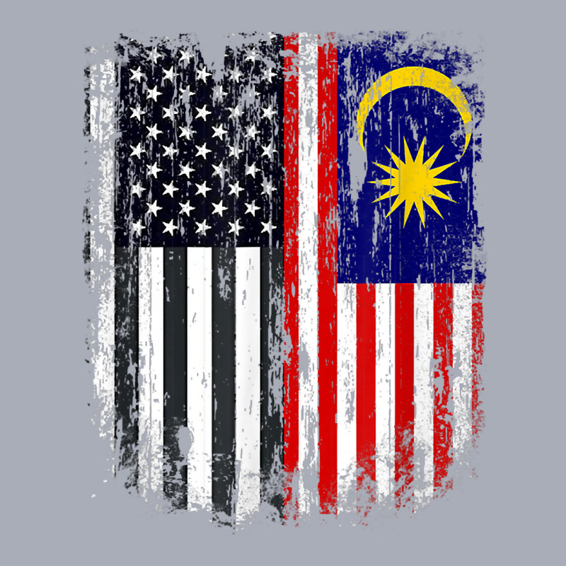 Duel Flag Design Malaysia And American Duel Citizen T Shirt Tank Dress by xq8pjbeamer | Artistshot